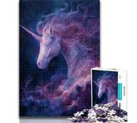 1000 Piece Puzzle Mysterious Unicorn 1000 Piece Jigsaw Puzzle for Adults Teens,Train Your Brain And Hands Gifts for Friends And Family 26x38cm