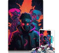 1000 Piece Puzzle Ninja Killer Puzzles for Adults Teens 1000 Pieces,Toys Educational Games Stress Relieving Enhance Love between Couples (26x38cm)