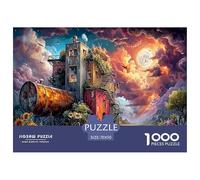 1000 Piece Puzzle of Famous City Skyline - An Architectural Jigsaw Challenge for Adults & Geography-Loving Kids. A Satisfying Build Resulting in An Impressive Display Piece.