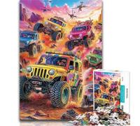 1000 Piece Puzzle Off-road Vehicles 1000 Pieces Jigsaw Puzzles for Adults And Teens,Challenging Game Toys for Is Ideal As A Gift for The Whole Family 50x75cm