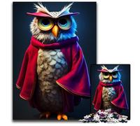 1000 Piece Puzzle Owl SchoolPuzzles for Adults Ideal for Lover Perfect Christmas New Year Valentines Gift 1000 PCS(38x26cm)