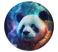 1000 Piece Puzzle Panda Cloud 1000Pc Adults Round Jigsaw Puzzle Brain Teaser Game for Teenagers, Perfect 67.5x67.5cm