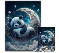 1000 Piece Puzzle Panda Slumber Puzzles for Adults for Family And Friends, Suitable for Ages 14+ 26X38CM/10.23x14.96inch