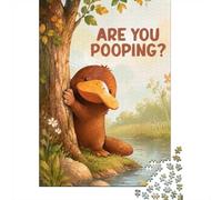 1000 Piece Puzzle, Platypus Tree River, 70x50cm/1000pcs