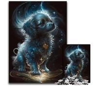 1000 Piece Puzzle Poodle DogPuzzles for Adults Ideal for Lover Perfect Christmas New Year Valentines Gift 1000 PCS(75x50cm)