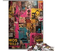 1000 Piece Puzzle Poster Collage Puzzle 1000 Pieces Jigsaw Challenging DIY Art for Enthusiasts, for Relaxation (size 26x38cm)