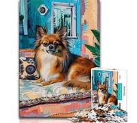 1000 Piece Puzzle Rainforest Dog Jigsaws Puzzles 1000 Pieces for Adults Gifts,Learning Educational Toy for Is Ideal As A Gift for The Whole Family (26x38cm)