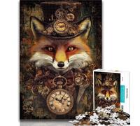 1000 Piece Puzzle Robot Fox Jigsaws 1000 Pieces for Teenagers,is Ideal As A Gift for The Whole Family Suitable for And 14 26x38cm
