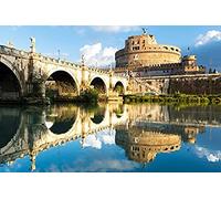 1000-piece puzzle "Roman Fortress" for adults and children, perfect as an educational game and entertaining gift for children. Mj505TY 26x38cm