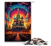 1000 Piece Puzzle Russia Red Square Jigsaw for Adults Wood Jigsaw Great Gifts for Christmas 75x50cm