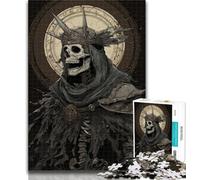 1000 Piece Puzzle Skeleton Knight Jigsaw Puzzle 1000 Pieces for Teenagers,Challenging Game And Family Play Secret Santa Gifts 50x75cm