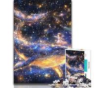 1000 Piece Puzzle Star Whale 1000 Pieces Jigsaw Puzzles for Adults And Teens,Artists Collection, Fine Art for Age 14+ 50x75cm