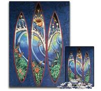 1000 Piece Puzzle Surf Roxy Impossible Jigsaw Puzzles for Adults Perfect for Family Fun Party Games Birthday Party Favors 1000 PCS(38x26cm)