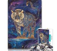 1000 Piece Puzzle The Celestial Tiger Jigsaws 1000 Pieces for Teenagers,is Ideal As A Gift for The Whole Family Suitable for And 14 26x38cm