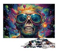 1000 Piece Puzzle The Colorful Psychedelia of An Alien Prodigy Jigsaw for Adults Paper Jigsaw Great Gifts for Christmas 1000 PCS(38x26cm)