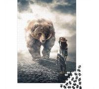 1000 Piece Puzzle, The Giant Bear, 38x26cm/1000pcs