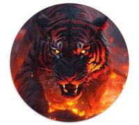 1000 Piece Puzzle The Top Fiercest Tigers Impossible Jigsaw Puzzles for Adults Educational Activity for Cognitive Skills Cognitive Skill Improvement (67.5x67.5cm)