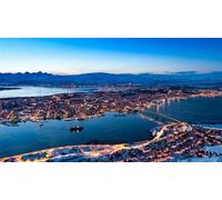 1000 Piece Puzzle Tromso Norway for Adults and Kids Personalized Paper Jigsaw Puzzle Fun Game 26x38cm