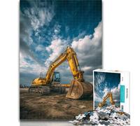 1000 Piece Puzzle Truck Excavator Jigsaw Puzzles for Adults 1000 Piece,Train Your Brain And Hands Gifts for Friends And Family 50x75cm