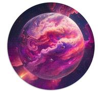 1000 Piece Puzzle Universe Planet Landscape 1000 Pieces Round Puzzles for Adults for Home Decor, Brain Training 67.5x67.5cm