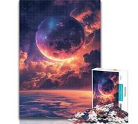 1000 Piece Puzzle Unveiled Brilliant Colors Planets Jigsaw Puzzles 1000 Pieces for Adults Teens,Train Your Brain And Hands Gifts for Friends And Family 26x38cm