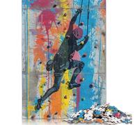 1000 Piece Puzzle Urban Wall Climb Jigsaw Puzzles for Adults Woodenboard Puzzles Best Gift for Adults And 1000pcs (75x50cm)