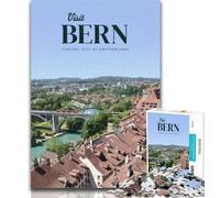 1000 Piece Puzzle Visit Bern 1000 Piece Jigsaw Puzzles for Adults Gifts,learning Educational Toys Unique Home Decor And Gifts 26x38cm