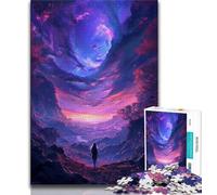 1000 Piece Puzzle Walking on Fantasy World Jigsaw Puzzle 1000 Pieces for Teenagers,with Matching Poster And Trivia Sheet for Age 14 (50x75cm)
