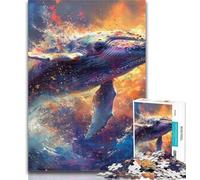 1000 Piece Puzzle Whales on The Seabed Jigsaw Puzzle 1000 Pieces for Teenagers,Challenging Game And Family Play Secret Santa Gifts 26x38cm