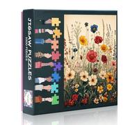 1000 Piece Puzzle Wildflowers Easy Puzzles Vibrant Garden Artwork Puzzle Springtime Jigsaw Puzzles Flower Relaxing Decor Family Activity Game Gift for Family Friends Men Women Seniors(27.5x19.7in)