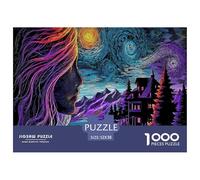 1000 Piece Puzzle with Unique “Whimsy” Piece Shapes - A Special Jigsaw for Adults & Curious Kids. Surprise Shapes Within The Standard Cut Add An Extra Layer of Delight.
