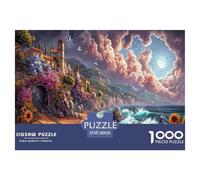 1000 Piece Puzzle with Unique “Whimsy” Piece Shapes - A Special Jigsaw for Adults & Curious Kids. Surprise Shapes Within The Standard Cut Add An Extra Layer of Delight.