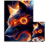 1000 Piece Puzzle Wolf Puzzles for Adults Relax & Challenge, Colorful Home Decor Art, for Friends 50x75CM/19.68x29.52inch