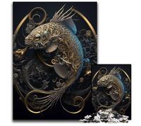 1000 Piece Puzzle Zodiac Pisces Paper Puzzles Creative Family Game & Home Decor for Teenagers 1000 PCS(38x26cm)
