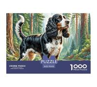 1000 Piece PuzzleAmerican Cocker Spaniel Game Suitable for Children And Adults Aged 12 And Above, Can Be Collected, Home Decoration, And Challenged to The Impossible70x50cm/1000pcs