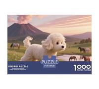 1000 Piece PuzzleBichon Frise Game Suitable for Children And Adults Aged 12 And Above, Can Be Collected, Home Decoration, And Challenged to The Impossible38x26cm/1000pcs