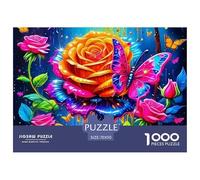 1000 Piece PuzzleRose Game Suitable for Children And Adults Aged 12 And Above, Can Be Collected, Home Decoration, And Challenged to The Impossible70x50cm/1000pcs