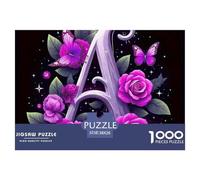 1000 Piece PuzzleRose Game Suitable for Children And Adults Aged 12 And Above, Can Be Collected, Home Decoration, And Challenged to The Impossible38x26cm/1000pcs