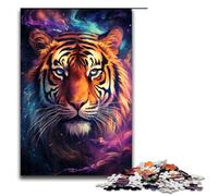 1000 Piece Puzzles A Tiger Emerging from The Light Jigsaw for Adults Wood Family Game 75x50cm