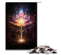 1000 Piece Puzzles Art Lotus Jigsaw Puzzles for Adults Wooden Jigsaw Family Games 1000 PCS(75x50cm)
