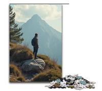 1000 Piece Puzzles Birdsong in The Empty Mountains Jigsaw Puzzles for Adults Wood Jigsaw Family Game 1000 PCS(75x50cm)