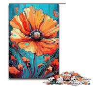 1000 Piece Puzzles California_Poppy Jigsaw Puzzles for Adults Wooden Jigsaw Family Games 1000 PCS(38x26cm)
