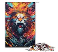 1000 Piece Puzzles Colorful Condor Warrior Jigsaw Puzzles for Adults Wood Jigsaw Family Game 1000 PCS(38x26cm)