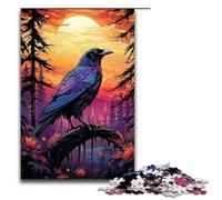 1000 Piece Puzzles Colorful Fantasy CrowJigsaw for Adults Kids Wooden Puzzles Educational Stress Relief Toy Puzzle 1000 PCS(75x50cm)