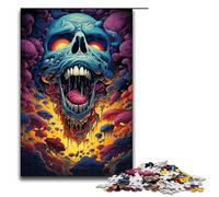 1000 Piece Puzzles Colorful Hell DemonJigsaw for Adults Kids Wooden Puzzles Educational Stress Relief Toy Puzzle 1000 PCS(75x50cm)