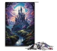 1000 Piece Puzzles Colorful Psychedelic Palace in The TreeJigsaw for Adults Kids Wooden Puzzles Educational Stress Relief Toy Puzzle 1000 PCS(38x26cm)