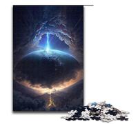 1000 Piece Puzzles Colourful Fantasy Cosmic Black Hole for Adults Wooden Jigsaw Family Games 1000 PCS