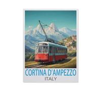1000 Piece Puzzles，Cortina D'ampezzo Italy，for Children and Adults, Assembly Puzzle, Fun Game（38x26cm）-HA75