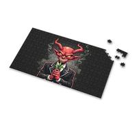 1000 Piece Puzzles Devil In Suit Holding Weed Leaf With Smoke Effect Picture Puzzle Toddlers Toys Puzzles For Adults(300PCS)