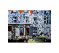1000 Piece Puzzles，Facade art，for Children and Adults, Assembly Puzzle, Fun Game（38x26cm）-AQ87